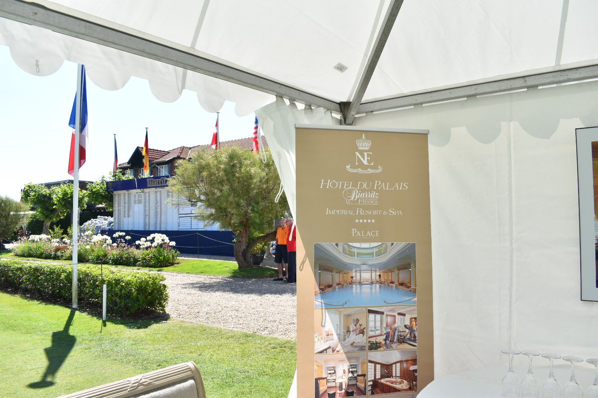 Retrouvez l'Hôtel du Palais au Village Partenaires de la <a href="/biarritzcup64/">Biarritz Cup</a> ! ⛳  #BiarritzCup #Golf