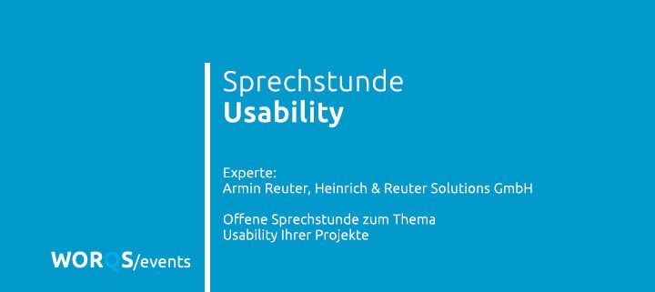 worqs_de's tweet photo. Die beste Internetseite hilft nichts, wenn sich Seitenbesucher nicht zurechtfinden. 
In unserer kostenlosen Sprechstunde am 24.07.19 hilft Euch der Usability-Pro @ArmReu individuelle Projekte aus Nutzersicht zu verbessern. Seid mit dabei! 

Mehr Infos auf: https://t.co/8F46qKdBEL https://t.co/n3R0hvVpVr