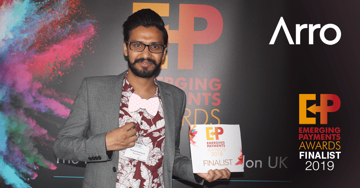 AsimFintech's tweet photo. Arro being shortlisted as finalists at @EPAwards for the 2nd year in a row feels absolutely great 🤸🏼‍♂️✨ #EPAwards19 ✨https://t.co/jyuOojYrvV https://t.co/UeaSvjgX1L