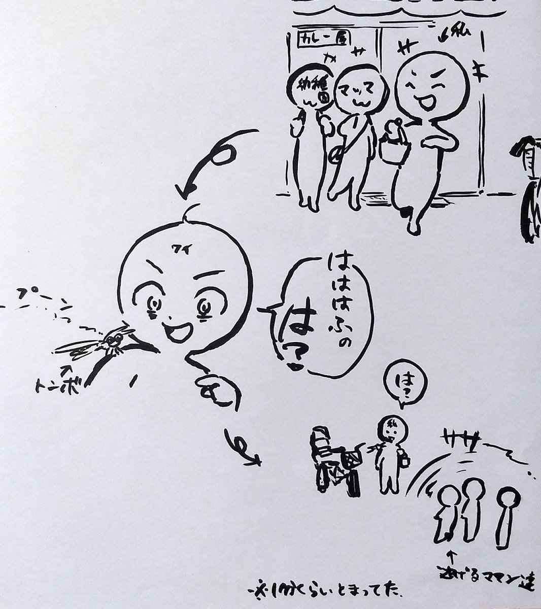 せっかく幼稚園マッマと交流したのに、トンボが全てを持っていった話。 
