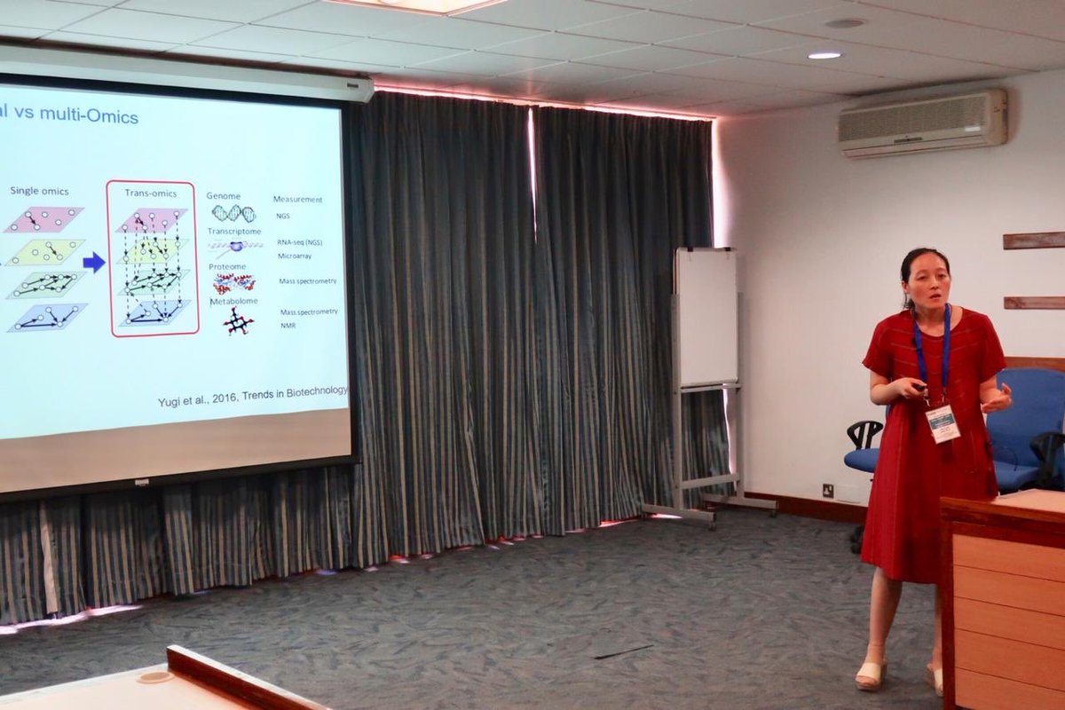 coeingenomics's tweet photo. We are reaching to the end of #ZAAS-@ICRISAT-#CAAS joint workshop on #GenomicsAssisted Crop Improvement and Dr Jie Luo, Assistant Professor, shares experiences on integration of transcriptome and metabolome to reveal molecular networks in plants. https://t.co/7PqTZBegjr