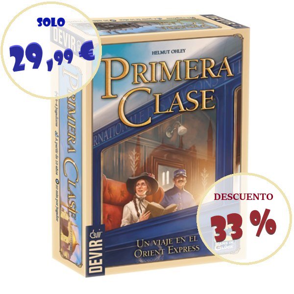 ¡Viaja en "Primera Clase" <a href="/DevirIberia/">Devir Iberia</a> a un precio de ganga!
horadejugar.es/Primera-Clase-…
En Primera clase te pondrás en la piel de un empresario que intenta triunfar con el proyecto del Orient Express. Si sabes combinar
con acierto las múltiples opciones de juego, saldrás victorioso.