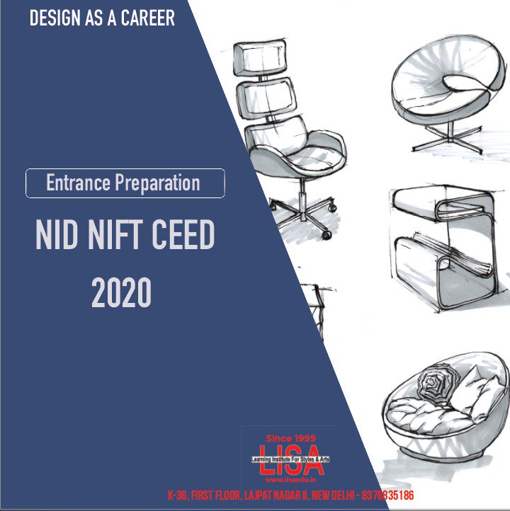 lisainst's tweet photo. NID 2020 Preparation Classes in Delhi

-Furniture Designer
-Interio..For more info visit...https://t.co/JGOwaqfwVE https://t.co/S7zGjNJ8Hn