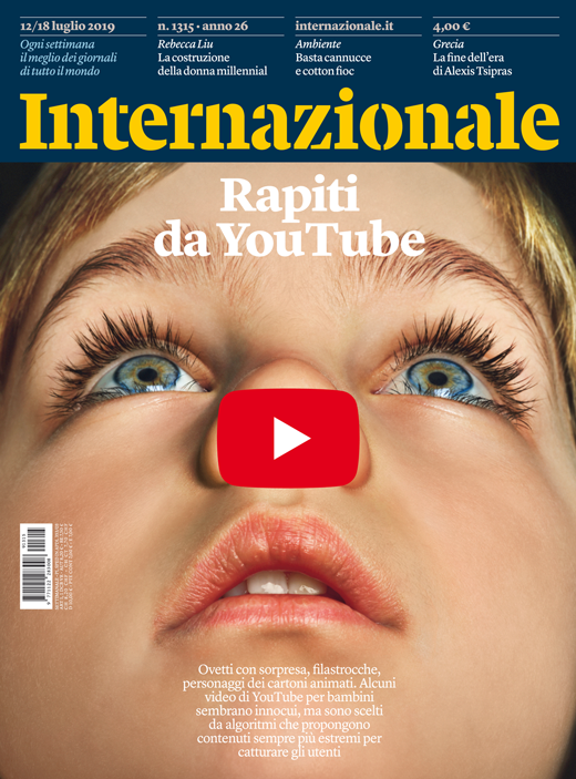 stanzagrafici's tweet photo. NEW COVER! Rapiti da #YouTube. Domani in edicola con @Internazionale https://t.co/xrFo1cBIfe