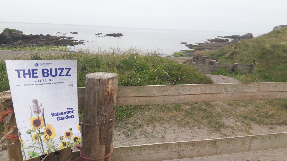 JacqDuffVoices's tweet photo. @TheBuzzVOMag is truly global..look what I found in a quiet cove in Devon ๐ holiday reading. #NetworkVO #voice #voiceacting #chill #holiday https://t.co/k9a3yjChOv