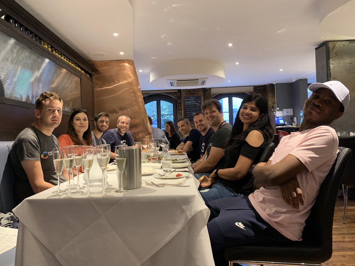 codebeast's tweet photo. Thank you for dinner last night @contentful
#JAMstackLondon https://t.co/3UaQE5MpN2