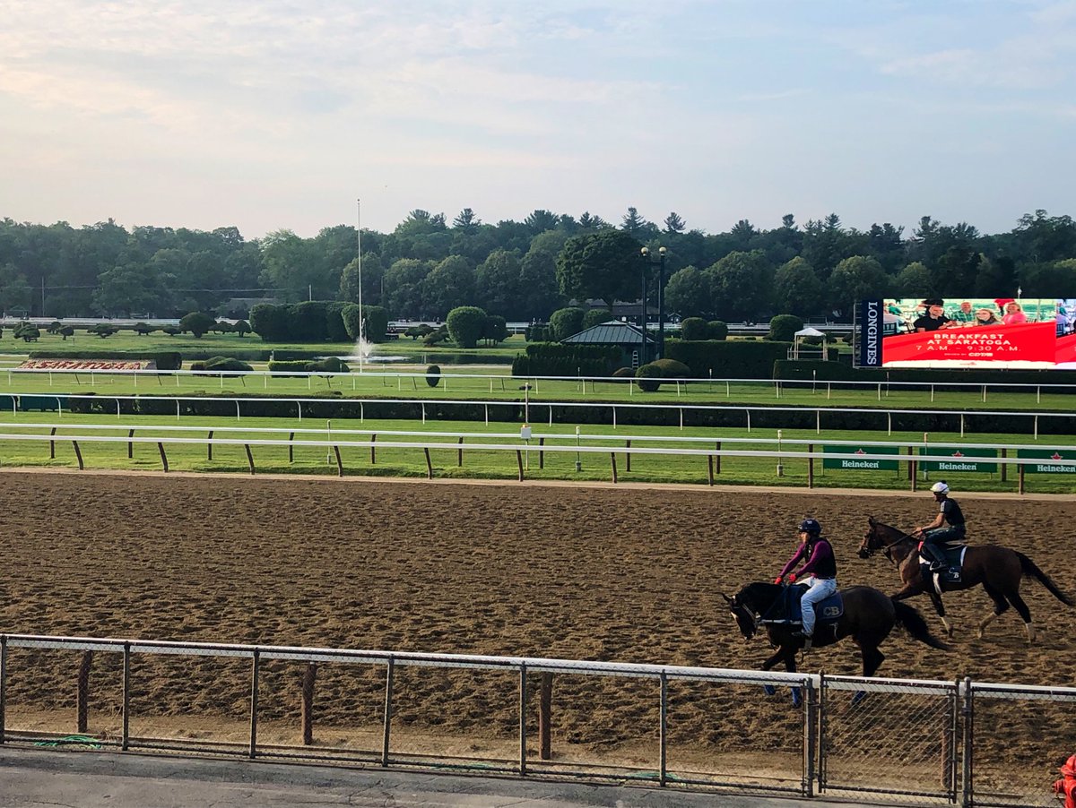 TheNYRA's tweet photo. Wake up, good morning, IT’S OPENING DAY!

Gates: 11 a.m. 
First post: 1 p.m. 
#Saratoga #YourSummerPlace https://t.co/5L993QsmXH