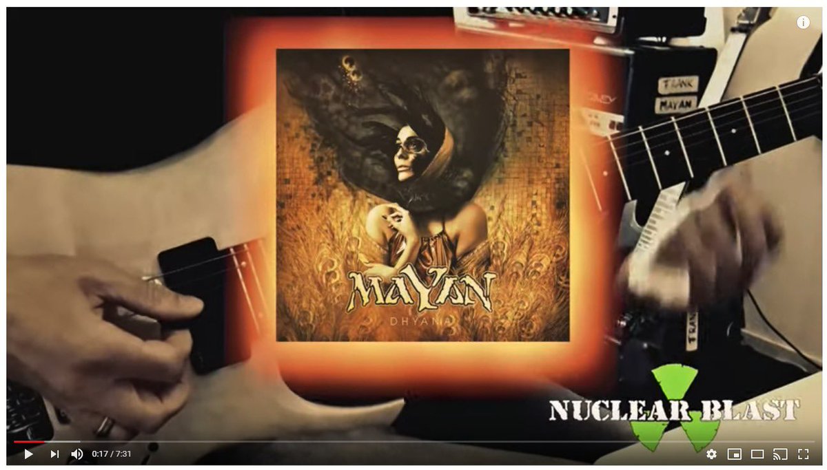 Frank along with Roberto on keys, released an exclusive guitar playthrough of the single ‘The Rhythm Of Freedom’! 

Watch the clip, performed with Frank’s Positive Grid gear, here: youtu.be/cv6VLGYW-XE 
#positivegrid #biasfx2

DHYANA is out worldwide via <a href="/nuclearblasteu/">NUCLEAR BLAST</a>