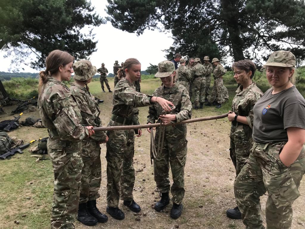 KnoleAcademy's tweet photo. Our @CCFcadets are learning valuable casualty evacuation, survival & ambush techniques today @CCFcadets Summer Camp. Keep up the great work team, we are very impressed! #knoleacademyccf #ccf #ccfsummercamp https://t.co/xjCBcj5v0b