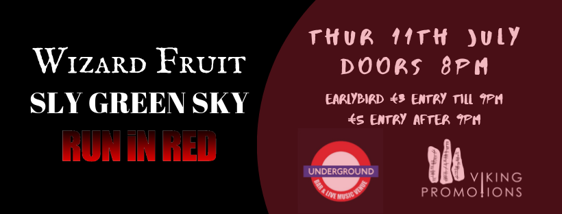 🤪 HEY DUBLIN!!! This is Viking Pop Up No. 2!!! 🤪
Come on down a come support some of Irelands top bands <a href="/undergroundirl/">David Curran</a> :D
@wizardfruit / <a href="/SlyGreenSky/">Sly Green Sky</a> / @RUNiNREDmusic 

Doors 8pm - €3 Earlybird before 9pm - €5 After

#irishmusicparty #dublin #music #ThursdayThoughts