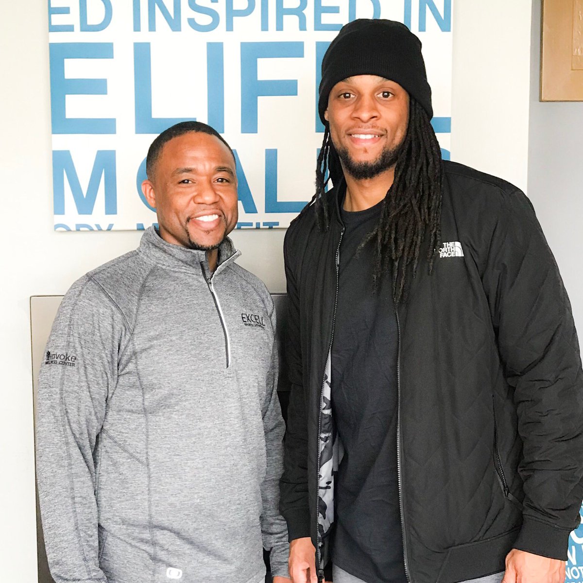 excellchiro's tweet photo. #Tbt To last off-season...Your favorite Chiropractor #drmccray and your favorite Football Safety @cgeathers26 https://t.co/vJObrm2b4N