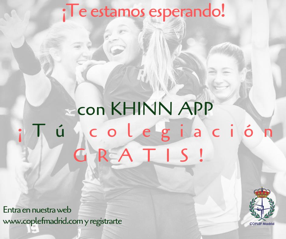 coplefmadrid's tweet photo. Gracias a @Khinn_app consigue tu #colegiación #GRATUITA registrandote en el banner que encontraras en nuestra web 👉 https://t.co/dfa3WYGDi6
¡Beneficiate de esta promoción! 🏃🏃🏃

#JuntosSomosMásFuertes #LaFuerzaDelColectivo #CCAFYDE
#KhinnApp https://t.co/0G59zrk6kg