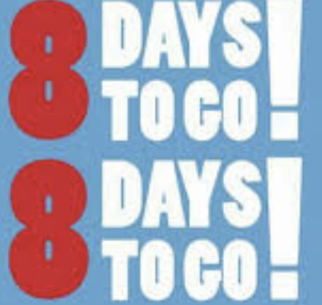 AspatriaFest's tweet photo. 8 days!! It’s nearly here! #downtheclub https://t.co/sbrWkqiLkn