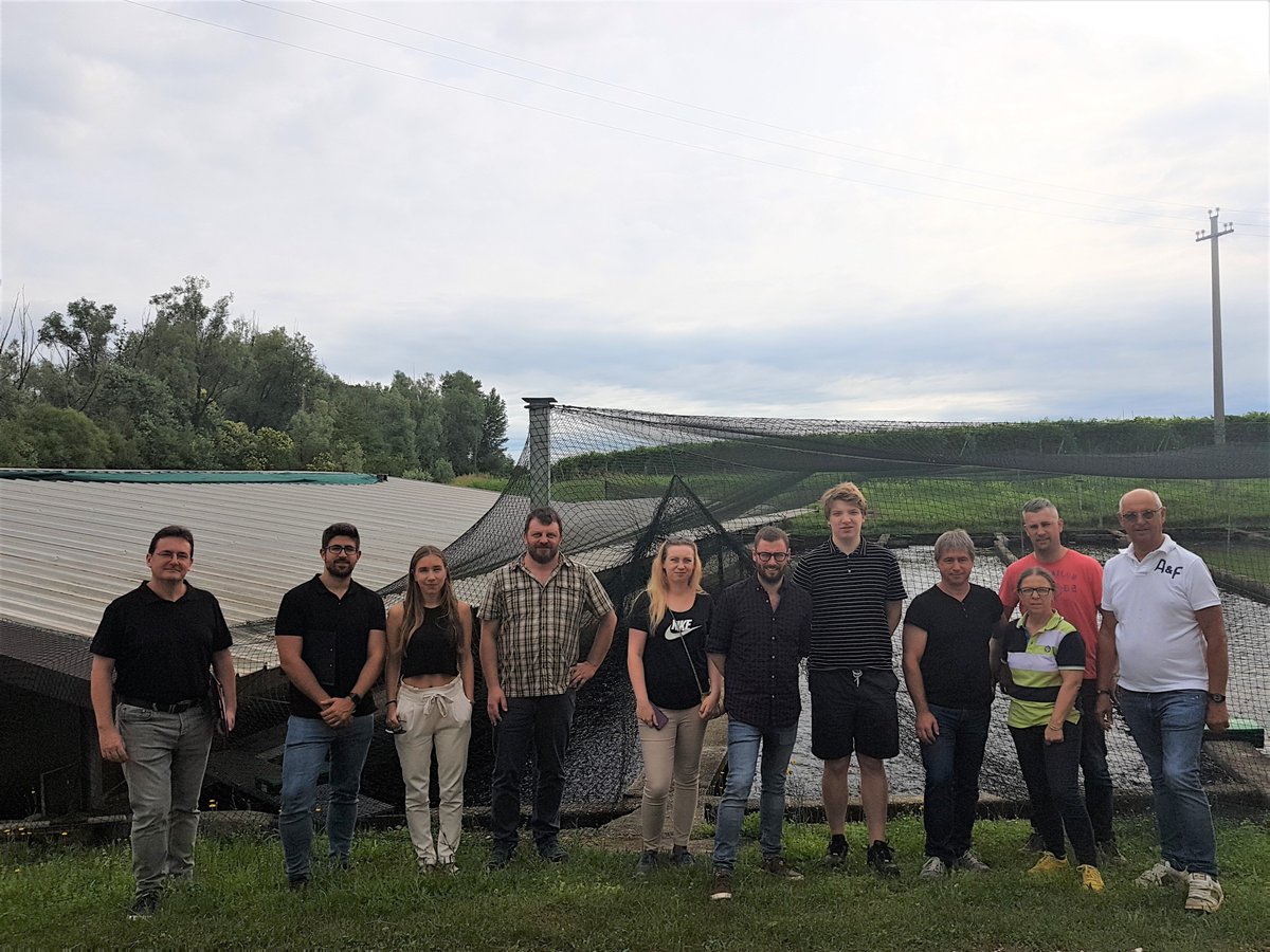 ErasmusEWEAS's tweet photo. @ErasmusEWEAS 2nd project meeting was combined with an exciting field visit to two fish farms in Pordenone ๐ฎ๐น. It was a unique opportunity to see Italian #aquaculture in function.
#ProjectConsortium #Partnership #TogetherForCommonGoals https://t.co/H2oNhhUfZg