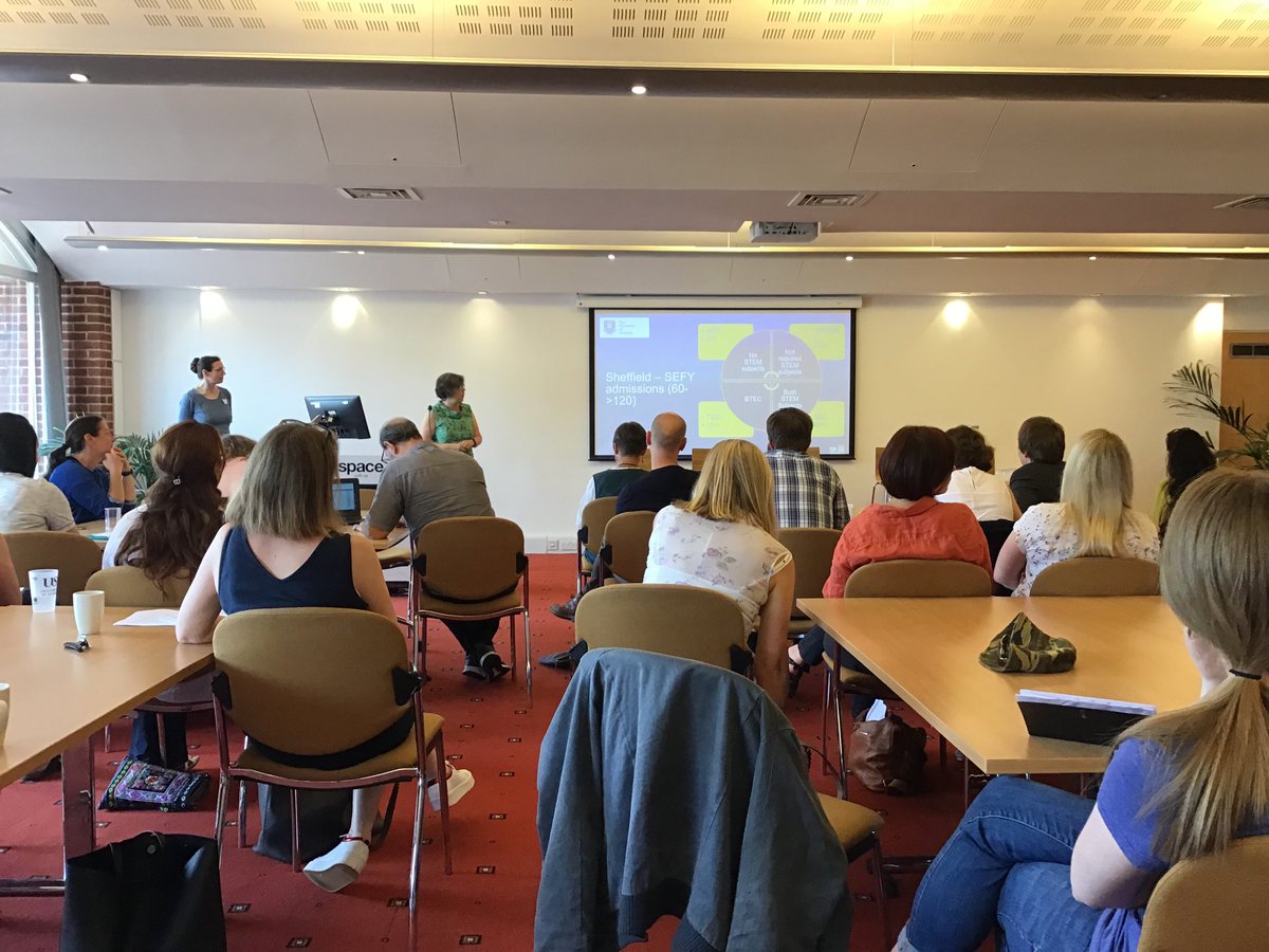 C_Priede's tweet photo. Foundation Year work is ridiculously busy work, so #FYNAC19 is one of the few times you get to find out what colleagues are up to - sometimes even including those in your own institution. Great to hear Peta talking about @sheffielduni science foundation years. https://t.co/E33MKaA7Hq