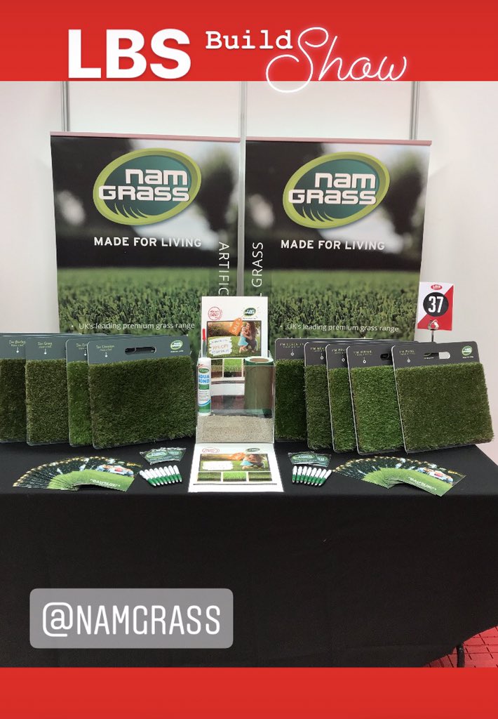 Namgrass_Andy's tweet photo. Today’s travels bring me to @LBSBMLTD Build Show 2019. Swing past stand 37 for all you #artificialgrass needs 👋🏻 https://t.co/3Vj6emAjDV
