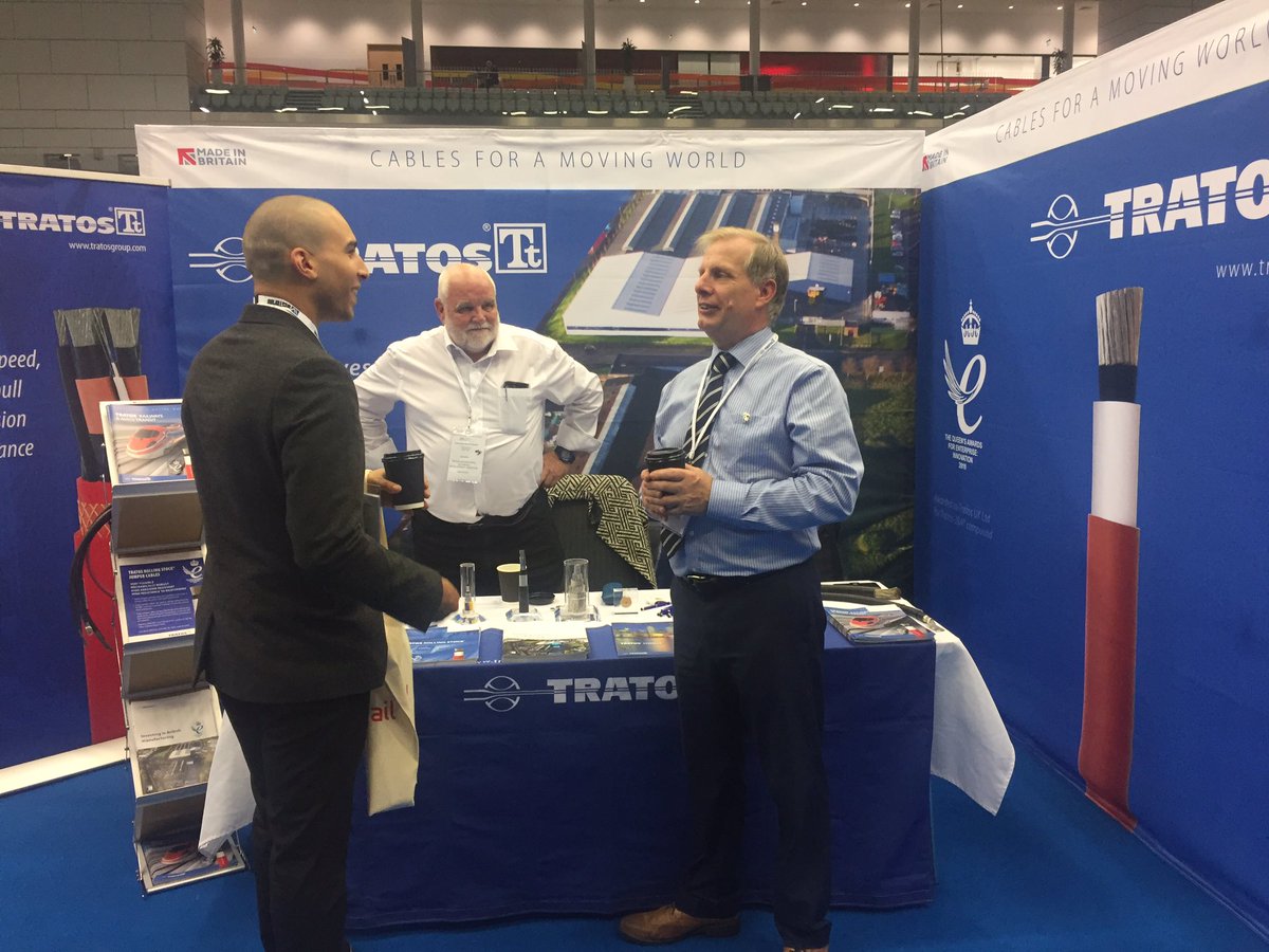 TratosGroup's tweet photo. Tratos is present at the Rolling Stock Networking event in #Derby today at stand H7. We’d be pleased to welcome you here. #rail #RollingStockNetworking @railindustry @MadeinBritainGB @bragagnimba @raildiary @RSNevents #innovation #cables https://t.co/5NFgfjUZN6