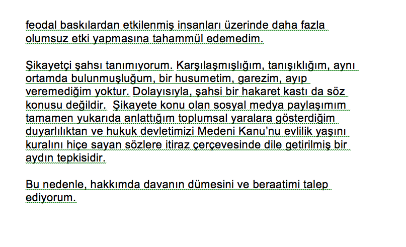 ADALET ÖNÜNDE HESAPLAŞTIK...

Kız çocuklarımızı, bebelerimizi, kadınlarımızı, insanlığı, Anayasamız'ı, Medeni Kanunu savunduk. Görevimizi yerine getirdik, getirmeye devam edeceğiz. 
Savunmamdır: