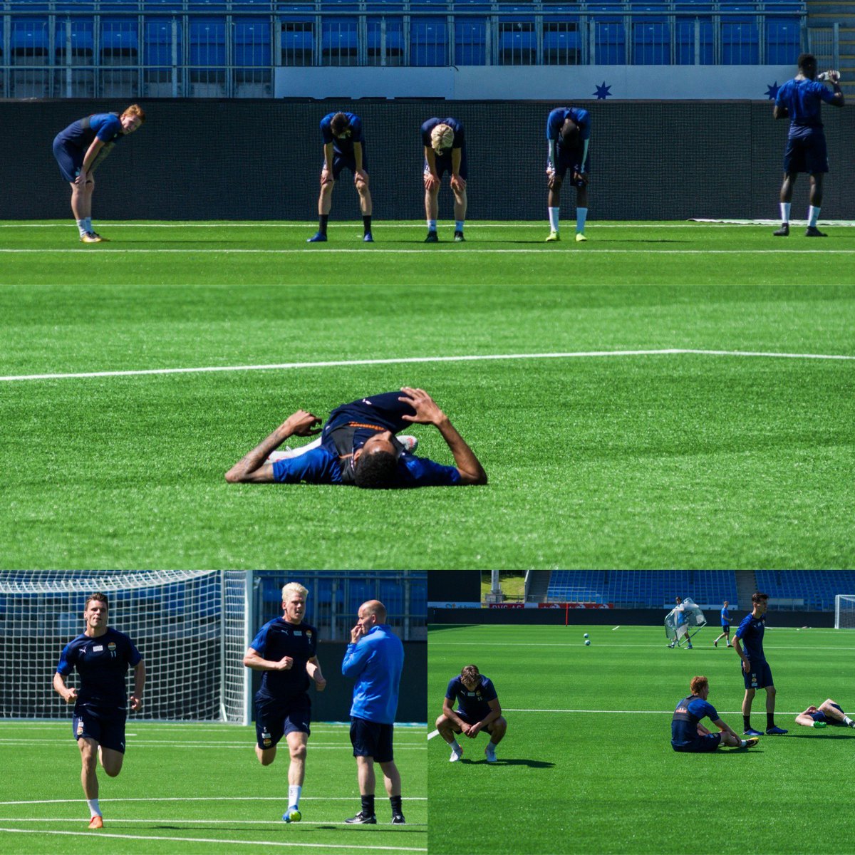 Fra gårsdagens Godset-trening. Selv måtte jeg bytte ut kamera med stopperklokke for å holde oversikt over intervallene til Mos på spinningsykkelen. #godset