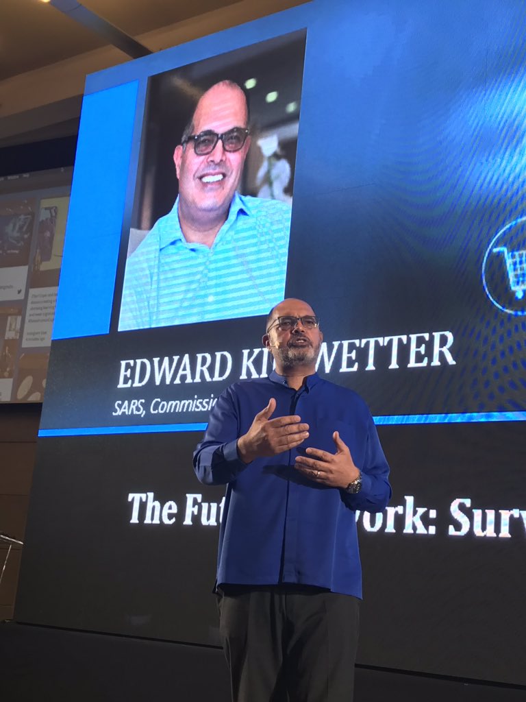 PhillipsRoze's tweet photo. @DukeCE #davoshumancapital Edward Kieswetter, SARS commissioner says we should spend more time ‘thinking about thinking’. Asking better questions is just as important as finding answers. https://t.co/z5Pn1GVEeu