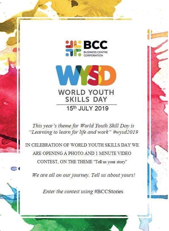 BCC_mv's tweet photo. Enter our photo and 1 minute video contest using #BCCStories. Tell us your story by posting your original photos or videos using hashtag #BCCStories, that illustrates people using skill. Tell your story behind the picture as a caption.
Deadline: 15 July 2019 1400hrs @EconDevMv https://t.co/SOo7IW2MEe