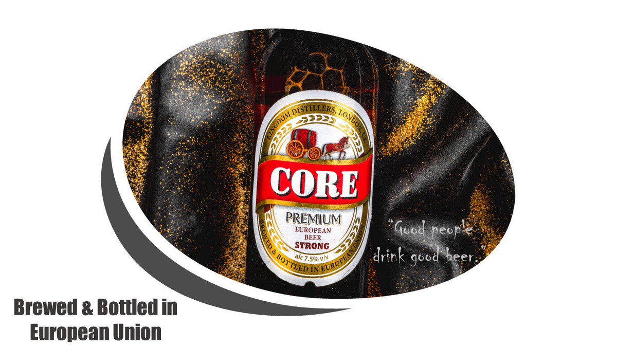 CoreBeer_'s tweet photo. Core Beer - Premium European Strong Beer 
@corebeer_ Now Available in Jalandhar, Punjab
#PremiumEuropeanStrongBeer #BrewedandBottledinEuropeanUnion https://t.co/D0Iwe0PSse