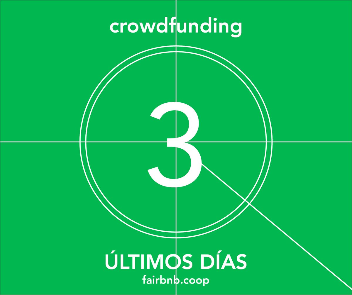 FairBnB_ES's tweet photo. Consigue tu descuento y otros retornos: estamos terminando nuestra segunda y última ronda de CROWDFUNDING!
Queremos financiar un #FairbnbCoopTour en España > https://t.co/fHWvXdXxDF 
#goteofunding
#bethechange https://t.co/BOU86q2a6n
