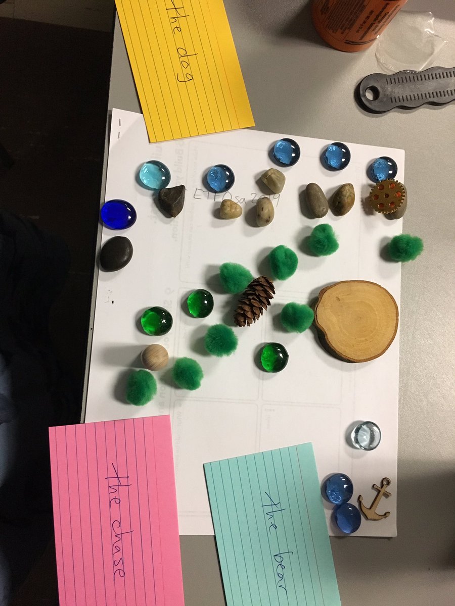 KimEduc's tweet photo. #ETFOsa2019
Empower 21st-c learners, with Amanda WY @glitterqn15 and Sarah W. @earlyyearspower Incredible experience ! Combining hi tech with low tech and using simple picture books and loose parts to draw on the creativity of our learners. Stories easier to tell in loose parts! https://t.co/2oBVBij2Uu