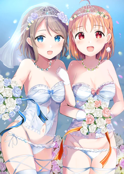 布が少ないようちかちゃんウェディング 