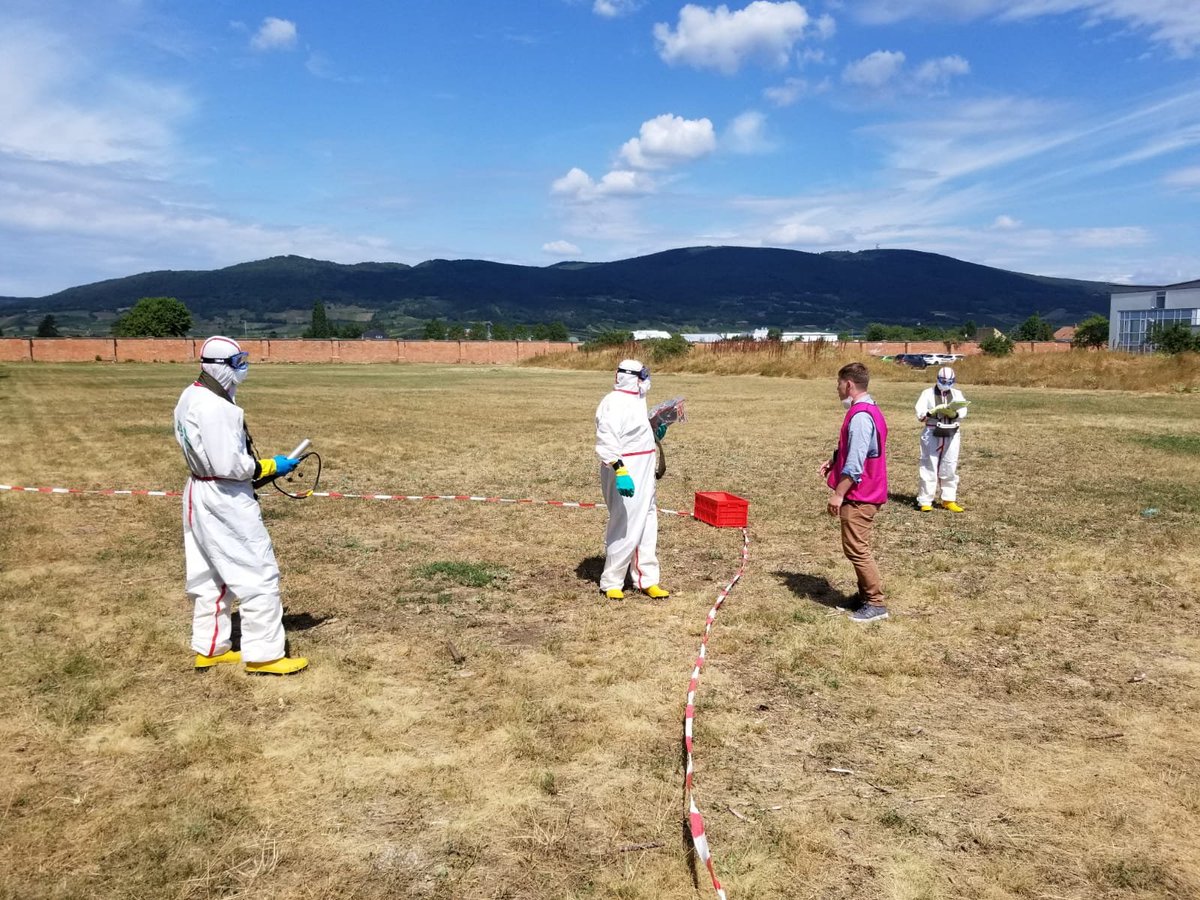 IAEANS's tweet image. EXERCISE! At the training for first responders to #radiological emergencies in #Traiskirchen, #Austria, participants spent today responding to a simulated transport accident. #firstresponse #training #emergencyresponse