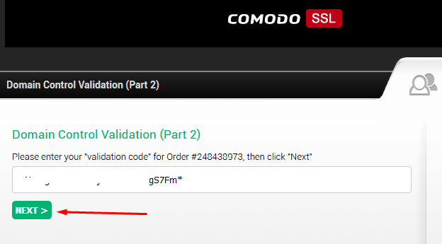 Domain validated. Domain validated