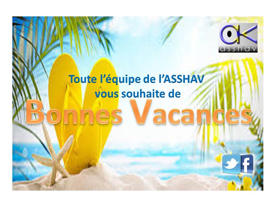 ASSHAV86's tweet photo. La saison sportive 2018/2019 est terminée, nous vous souhaitons de Bonnes Vacances.
🧳🕶🌞🚣‍♀️🏊‍♂️🏖🏖🏖 https://t.co/OrbD9RWKjm