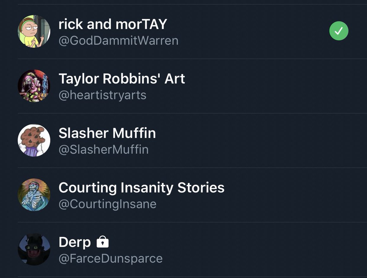 Here’s all the accounts I have including my art/writer/private.

If you see someone you like and want to rp with let me know so we can plot.