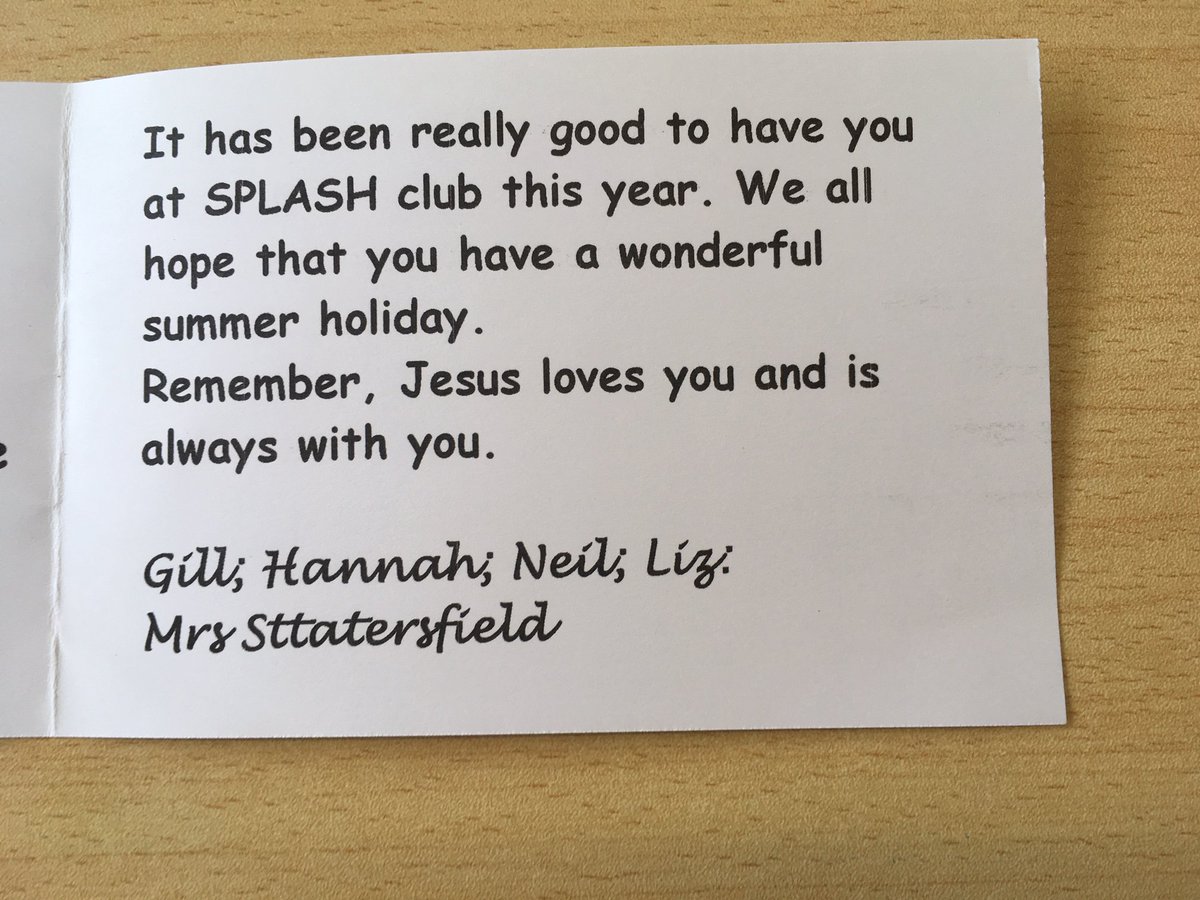 LongwickSchool's tweet photo. Thank you to the wonderful volunteers from @StMarysChurchPR for running #SplashClub this year - the pupils have really enjoyed it! https://t.co/wDhcDoHf8X