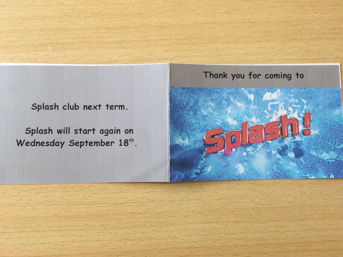 LongwickSchool's tweet photo. Thank you to the wonderful volunteers from @StMarysChurchPR for running #SplashClub this year - the pupils have really enjoyed it! https://t.co/wDhcDoHf8X