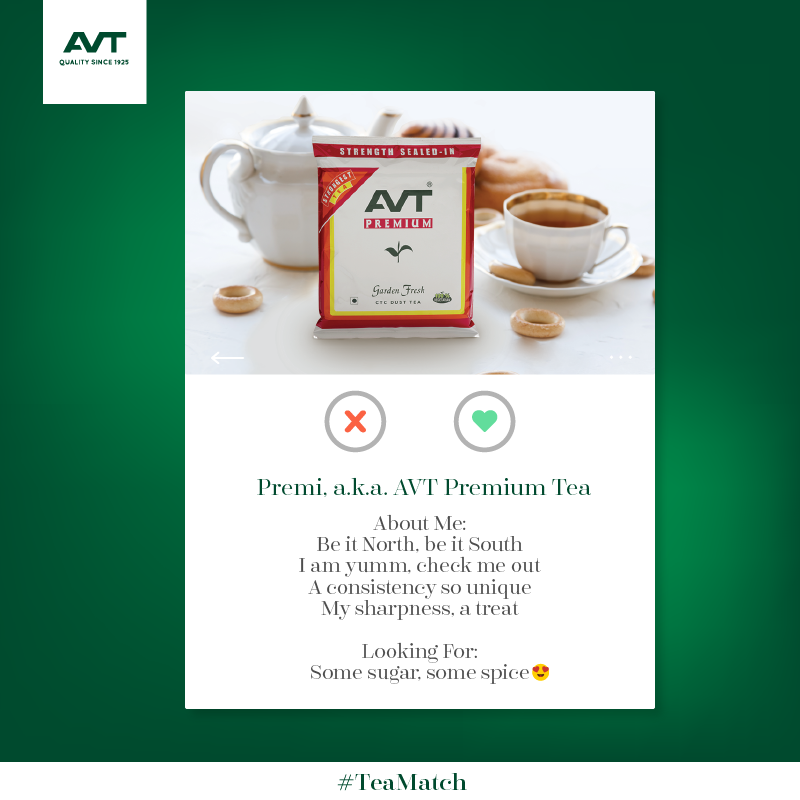cumibuonieo's tweet photo. Look no further for the perfect cup of tea! AVT Premium is here with the right balance of sharpness and consistency!
#AVTBeverages #AVTGroup #AVTTea #Teamatch #AVTPremium https://t.co/O5kssd94uc