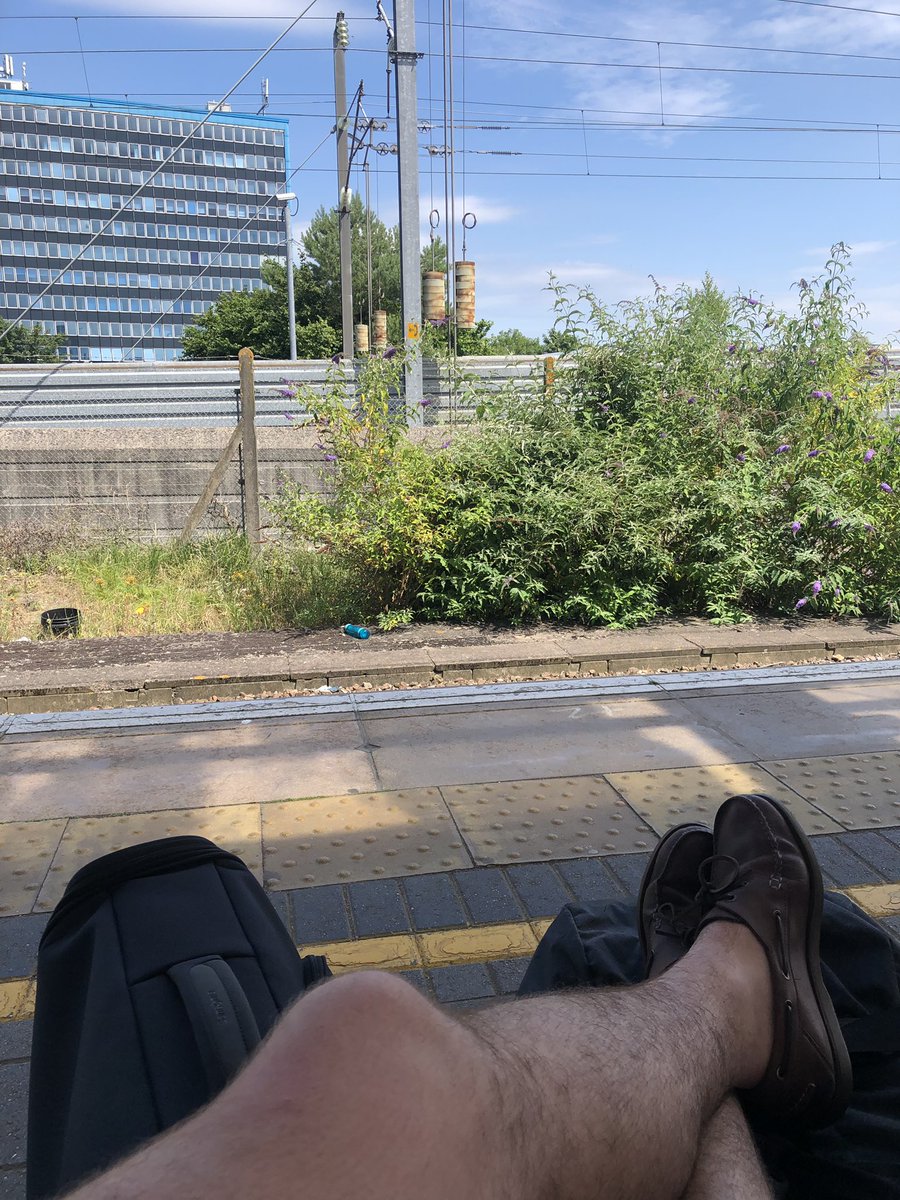 Train leaves 2 minutes EARLY, so now an hour wait on the platform - luckily listening to England on #TMS makes the wait slightly less painful <a href="/bbctms/">Test Match Special</a>