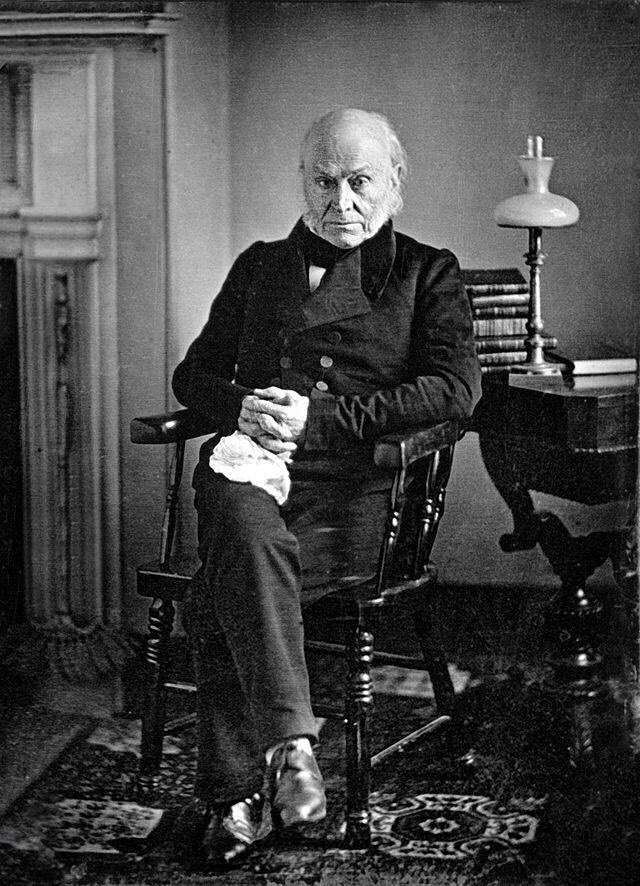 GarfieldNPS's tweet photo. Presidential birthday today: John Quincy Adams, 6th President of the United States from 1825-29, born in Mass. #OnThisDay in 1767. First son of a POTUS to become president himself and first former president to later be elected to Congress. Died in 1848 at age 80. #jqadams https://t.co/IPnJcbMLaE