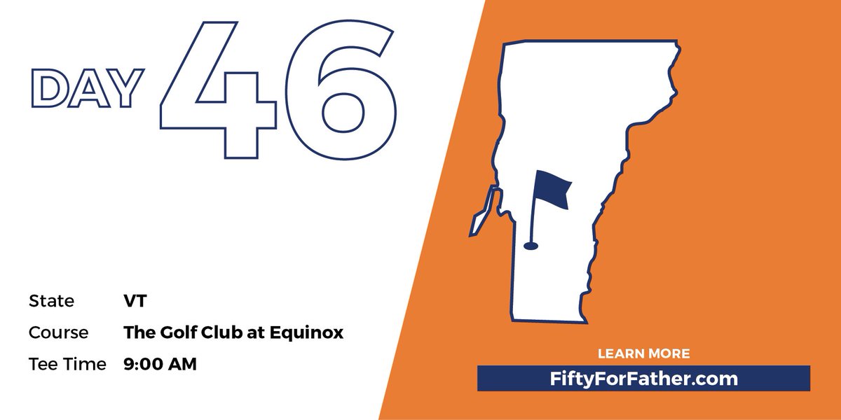 It’s an absolutely stunning day in Vermont, and I’m ready to settle in for a great day of golf. Thank you to <a href="/TroonGolf/">Troon Golf</a> for making today at The Golf Club at Equinox possible! Please continue to donate what you can to @JDRF! #TypeNone #Type1D #FiftyForFather
