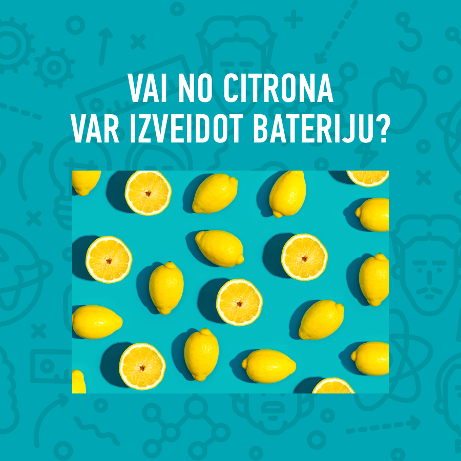 FIZMIX's tweet photo. 🍋Vai no citrona var pagatavot bateriju? Veic eksperimentu un pārliecinies pats! 
👉Tev būs nepieciešami – citroni, lampiņu virtene, vara monētas, naglas un vadi.
🎬Ja nepieciešama palīdzība, tad noskaties video - https://t.co/8Gp8XrgkKL. https://t.co/yYyF3T24Io