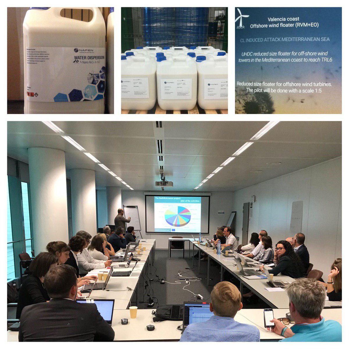 Nafen_Project's tweet photo. 📢📢📢Last week, NAFEN technical team has visited the #ReSHEALience project review meeting in Brussels and as a member of the consortium presented the report on the company’s activities to the supervisors from the European Commission. https://t.co/xG136Q59mQ