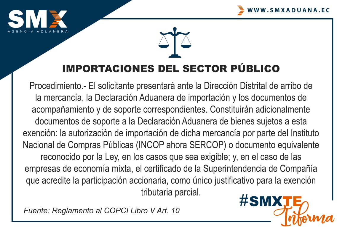 SMXaduana's tweet photo. Tomar en cuanta este proceso si realizarás una #importación a través del sector público ya sea que ganaste una licitación, eres la entidad pública o eres una empresa de economía mixta. ⚖ #SMXteinforma #SMXaa #ley #ComercioExterior https://t.co/zYM5EoS6xL
