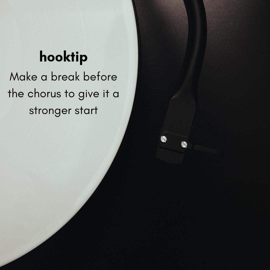 hooktheory's tweet image. Looking for a way to make your song more interesting? Here&apos;s a tip for today. #songwriting #music #hooktip #hooktheory #writeagreatsong #break #chorus