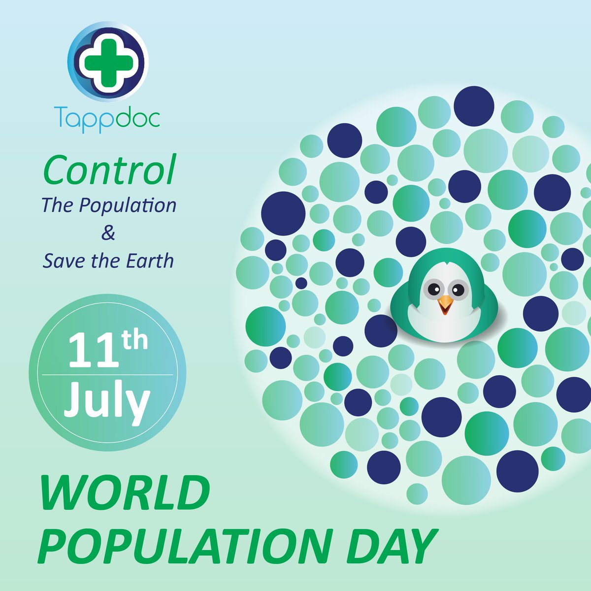tappdoc's tweet photo. World Population day is an annual event, observed on July 11 every year, which seeks to raise awareness of global population issues. The event was established by the Governing Council of the United Nations Development Programme in 1989.

#WorldPopulationDay #PopulationDay https://t.co/xml3aVktrV
