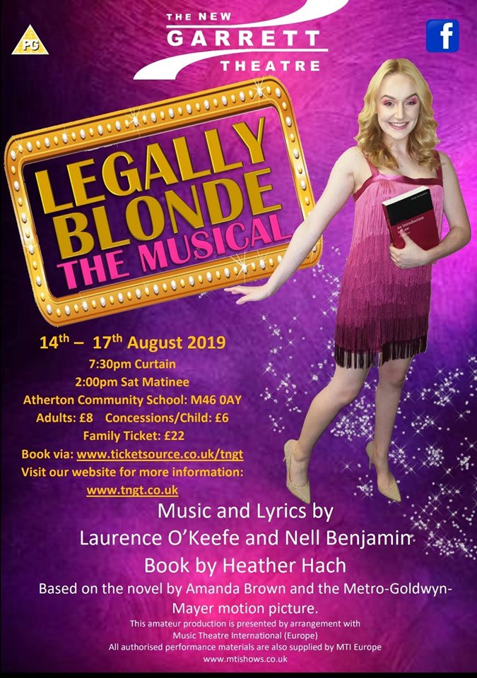 AthertonSLS's tweet photo. 🎭 COMING TO @AthertonSLS THIS SUMMER 🎭 The New Garrett Theatre Presents 'Legally Blonde'

14th-17th August 7.30pm Start, 2pm Matinee Saturday
DON'T MISS OUT &amp; BOOK YOUR TICKETS NOW https://t.co/kttZfQbWiu

#SLS #Theatre #ShowTime #LegallyBlonde #Atherton #Community #Musical https://t.co/pYbJ6gH5ON