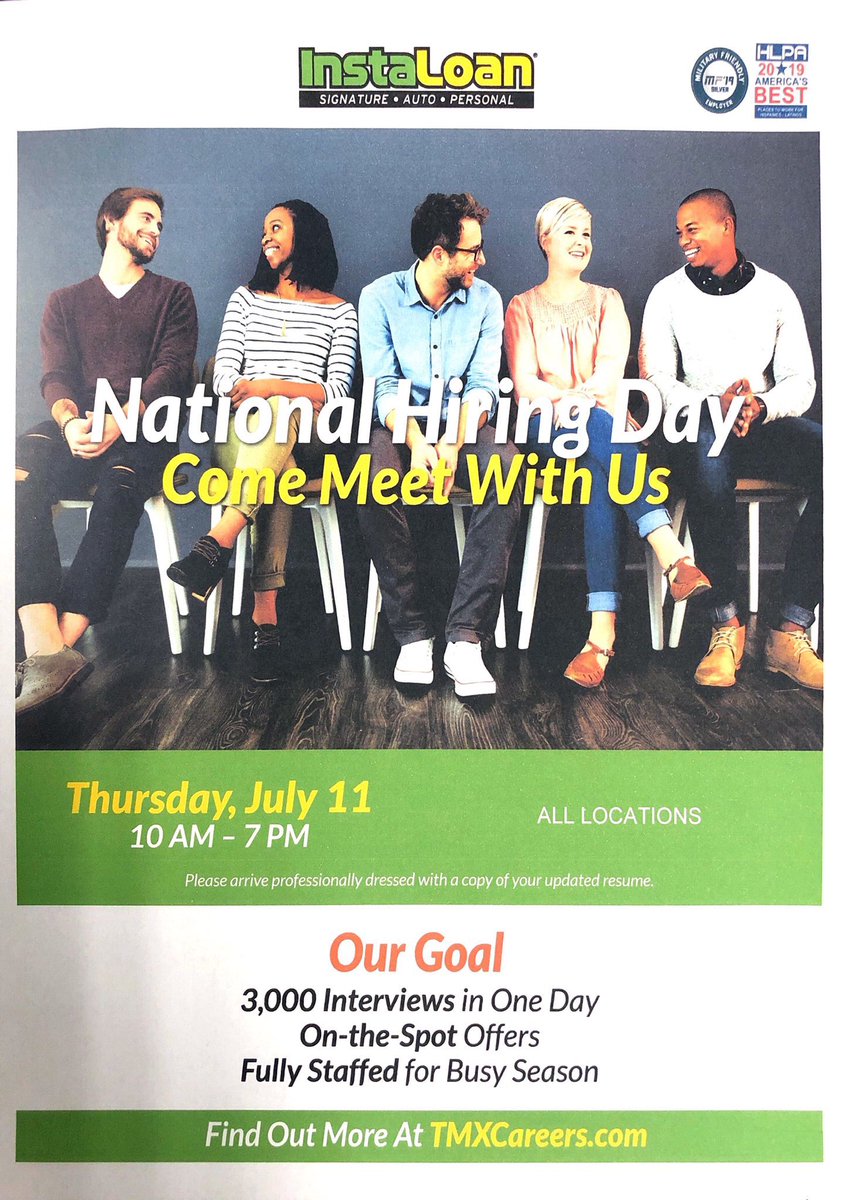 #TMXNDH19 Today is the day! Come by InstaLoan Fort Lauderdale