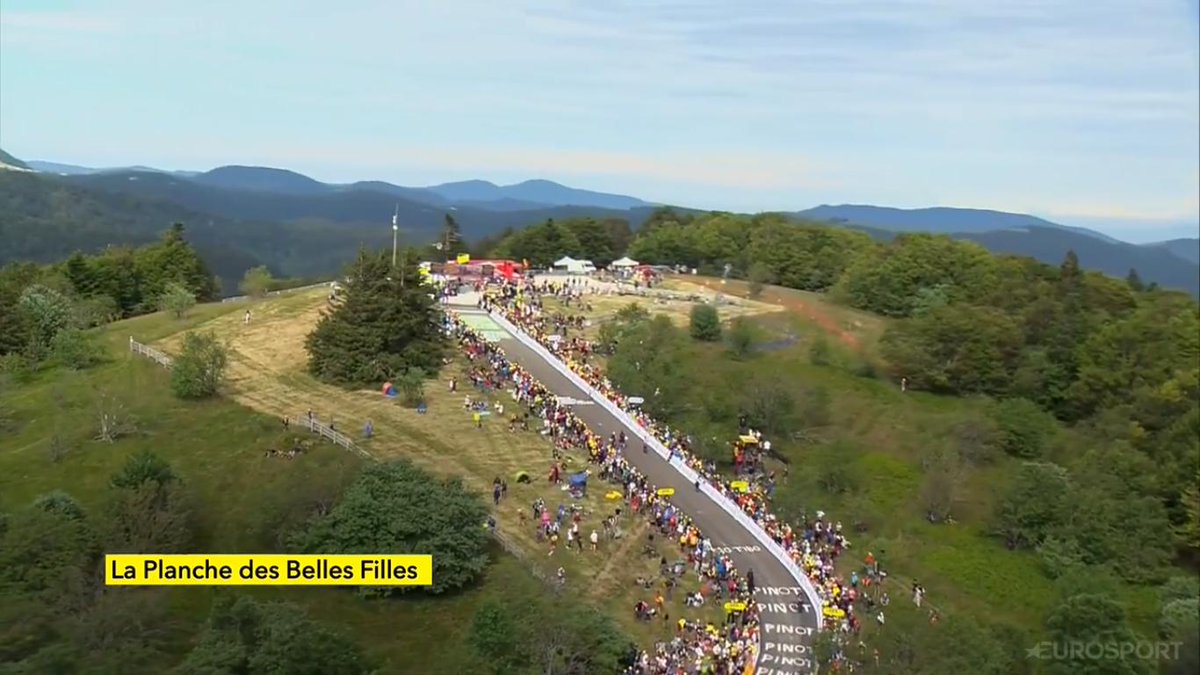 Ammattipyoraily On Twitter Very Steep Last 150 M Of La Planche Des Belles Filles Tdf2019