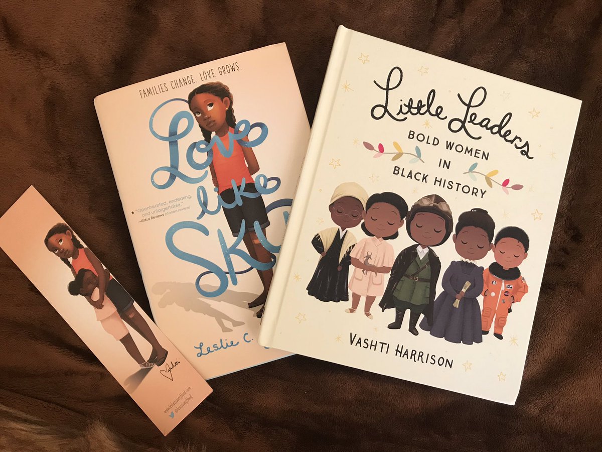 📚🥳😍I'm celebrating my birthday month with Georgie & Friends Pop-up #BookGiveaways! #mglit #kidlit RT/Follow + post a gif showing your ❤️ for Vashti Harrison's art. I’m so fortunate  she illustrated #LoveLikeSky (Ends July 14, 11:59 pm.📚🥳😍 Win both books US/Canada  only.)