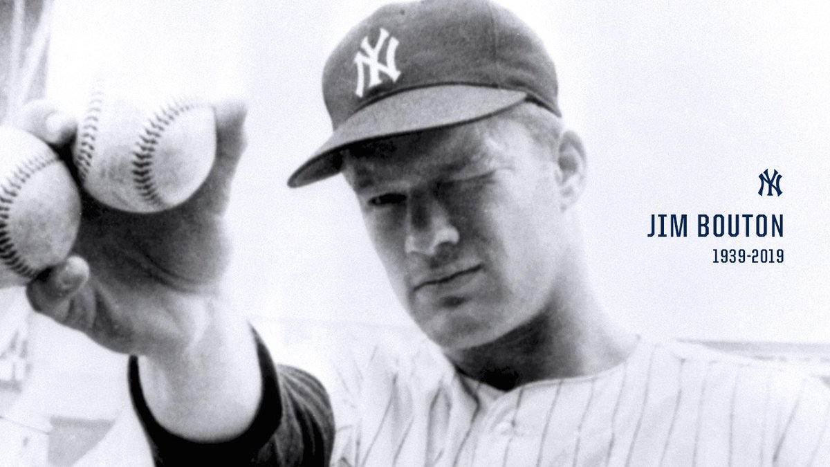 New York Yankees on X: The New York Yankees organization is saddened to  learn of the passing of former Yankee Jim Bouton. We send our condolences  to his family and friends and will be holding a moment of silence in his  memory before tomorrow