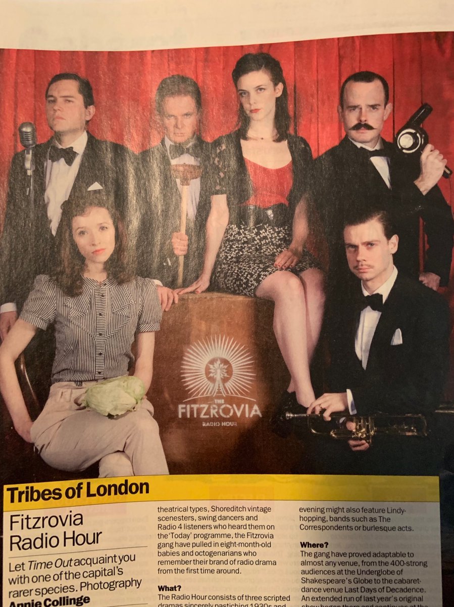 Happy birthday ⁦<a href="/PhilMulryne/">Phil Mulryne</a>⁩, bottom right. Happy ⁦<a href="/Fitzroviaradio/">Fitzrovia Radio</a>⁩ day ⁦<a href="/AlixFitzDunmore/">Alix Dunmore</a>⁩, bottom left, ⁦<a href="/MsFionaSheehan/">Fiona Sheehan</a>⁩, sitting on box, Messrs Mallaburn, Gilling and Ratcliffe, left to right, and last but not least Ratty’s Magnificent Moustache...